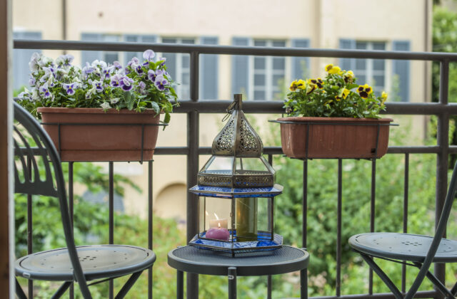Il verde del balcone